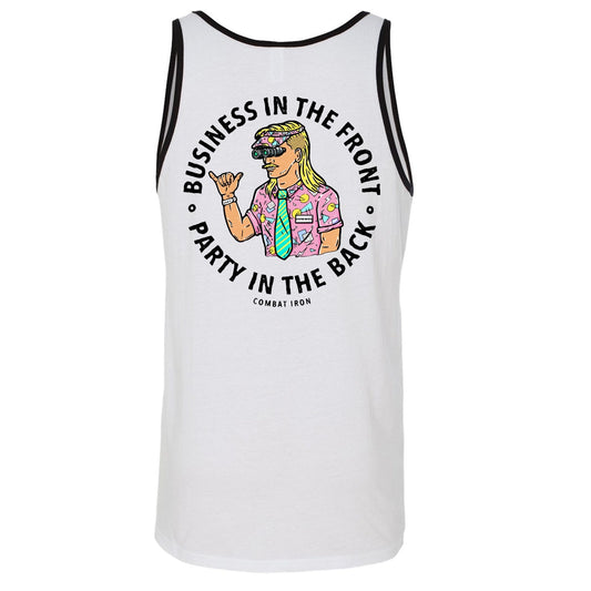 Business In The Front. Party In The Back. Men's Tank