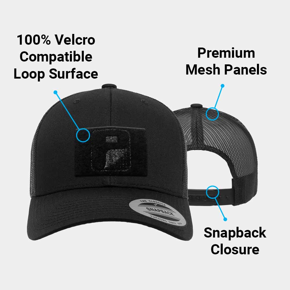 Trucker Curved Bill Snapback Hat .. - For Apparel Stores