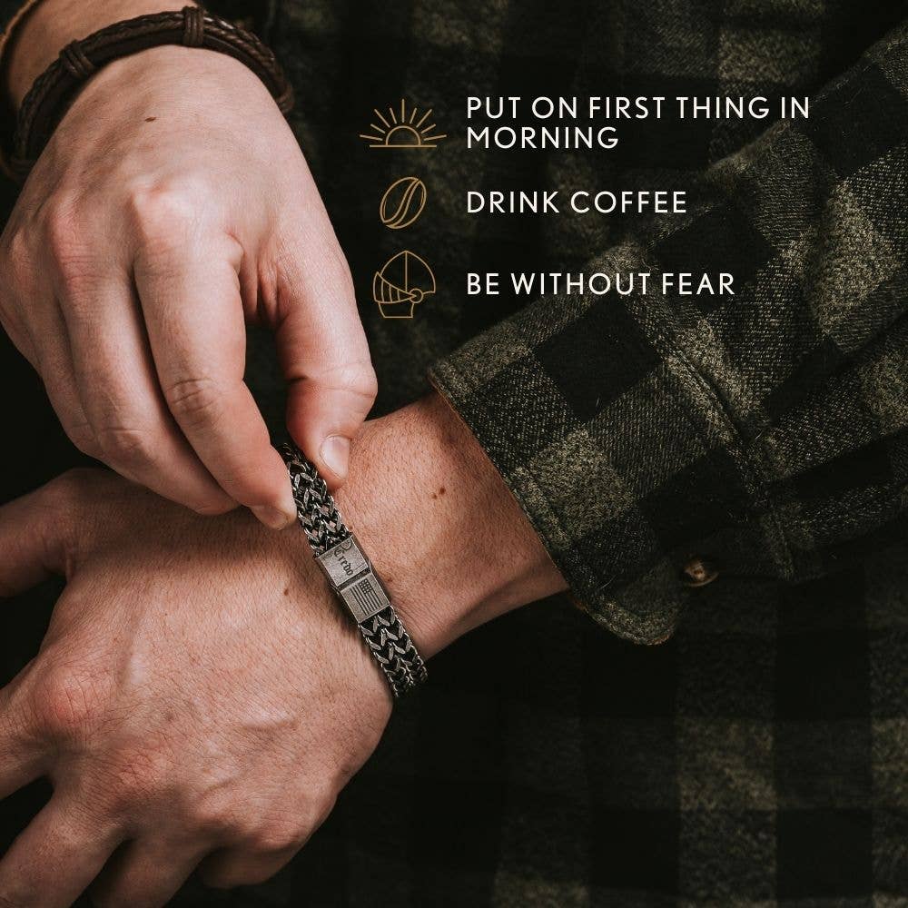 The Hero Company- Knight's Creed BELIEVE Credo Bracelet: Helps Pair Veterans with Service or Shelter Dogs
