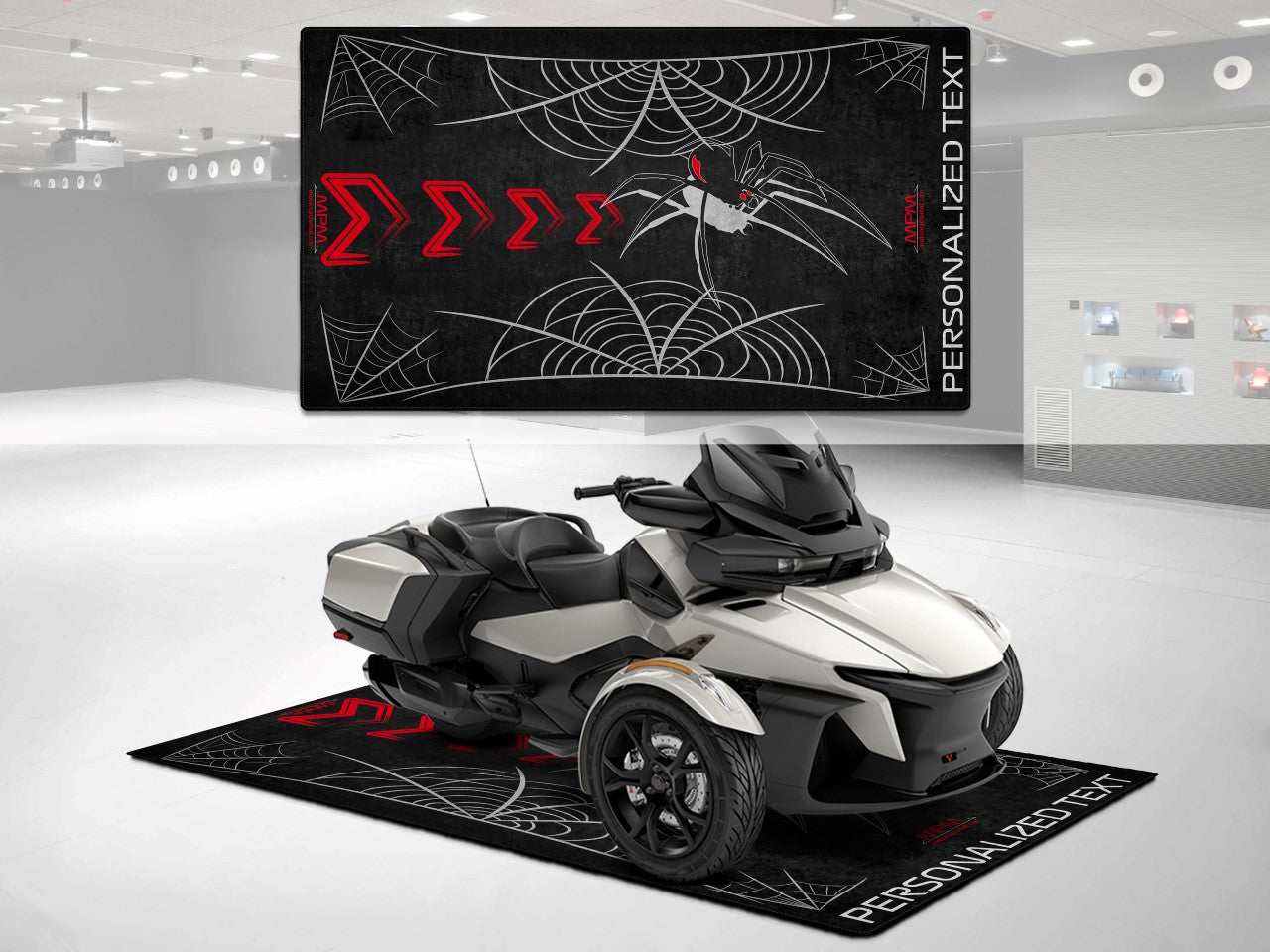 MPM Motorcycle Mat for Can-Am Spyder - U401