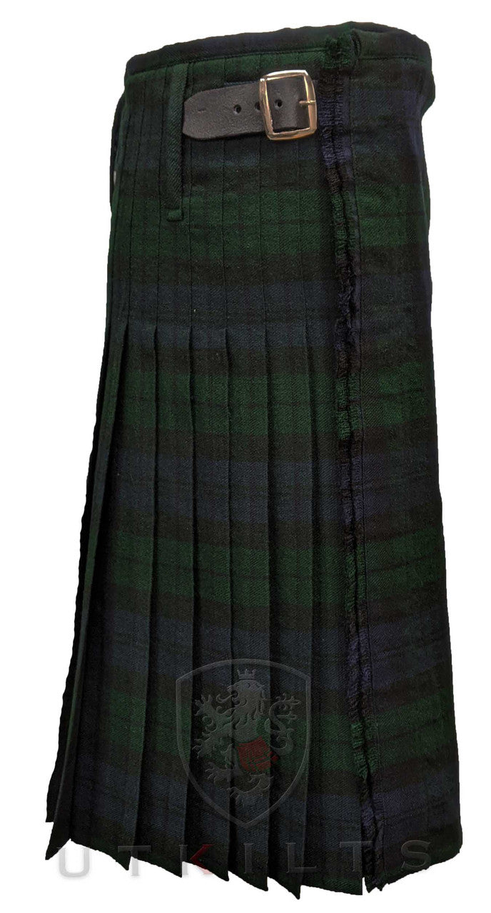 Traditional Kilt – Standard Wool, Black Watch