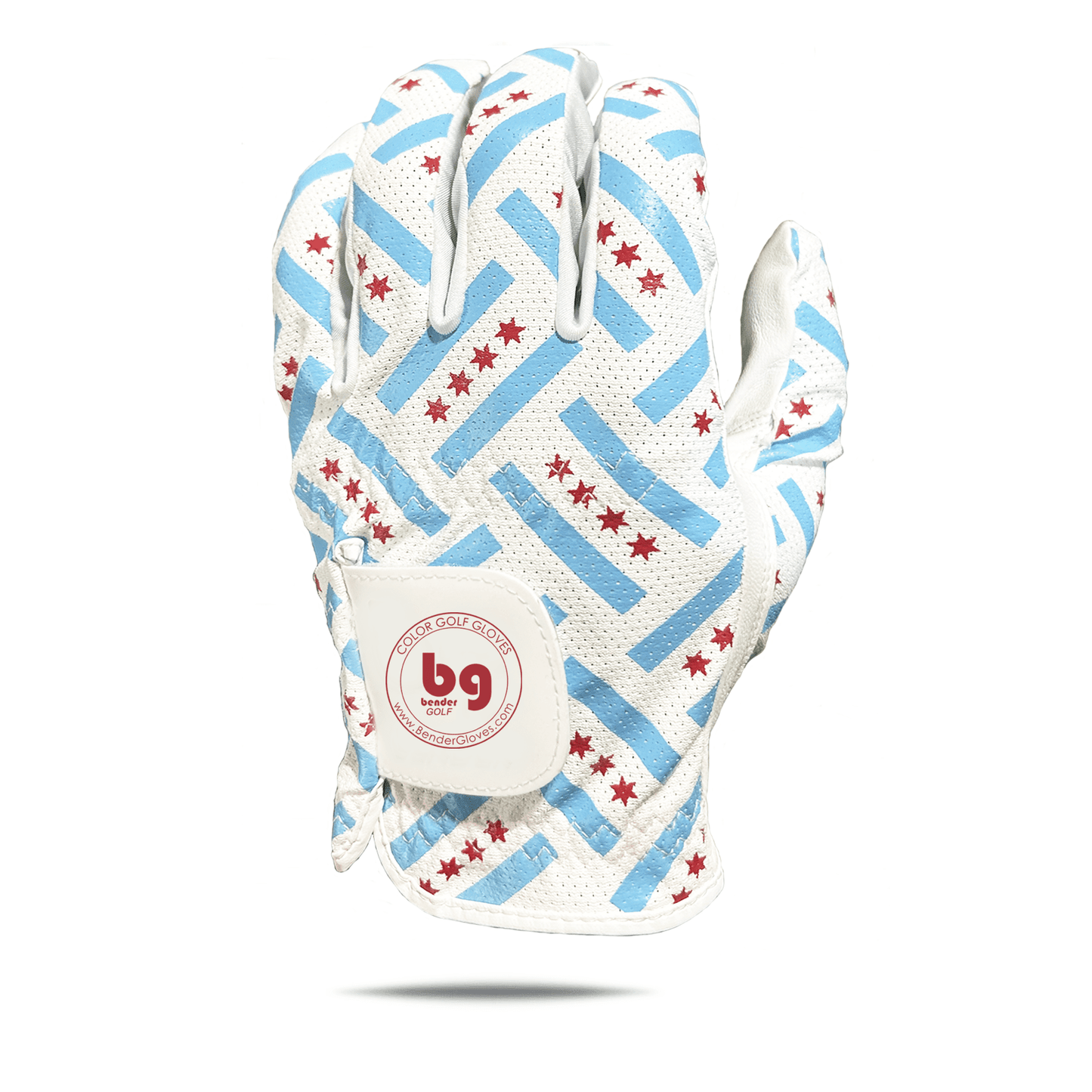 Chicago City Flag Mesh Golf Glove