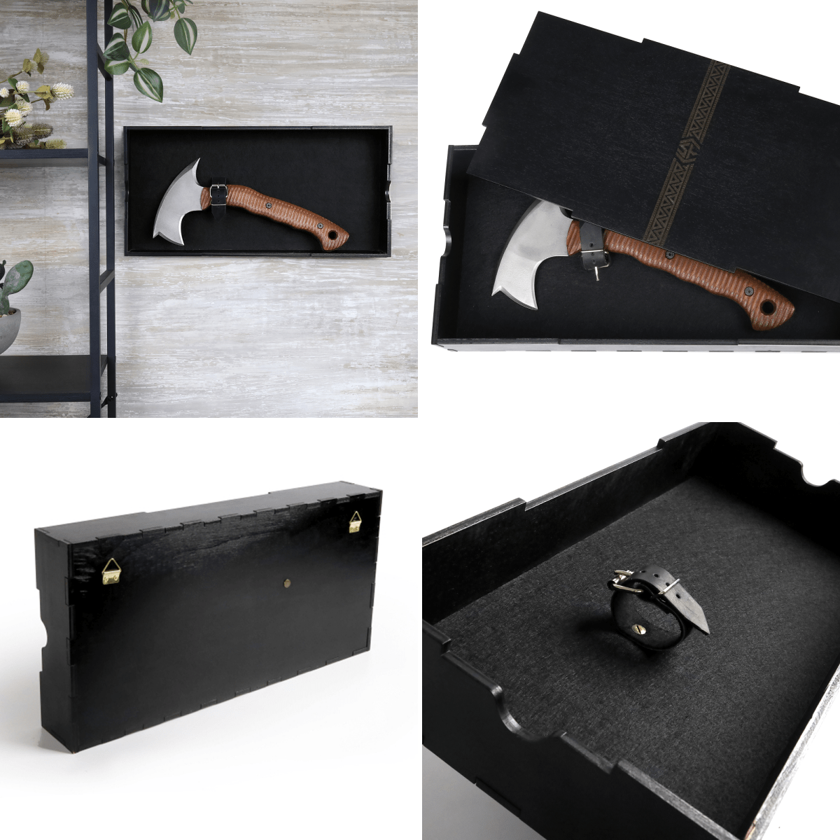 Compact tomahawk "Mingan" with polymer composite handle