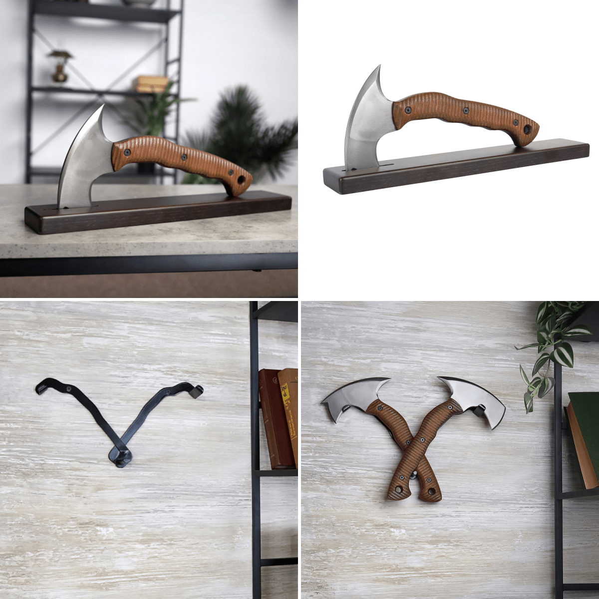 Compact tomahawk "Mingan" with polymer composite handle