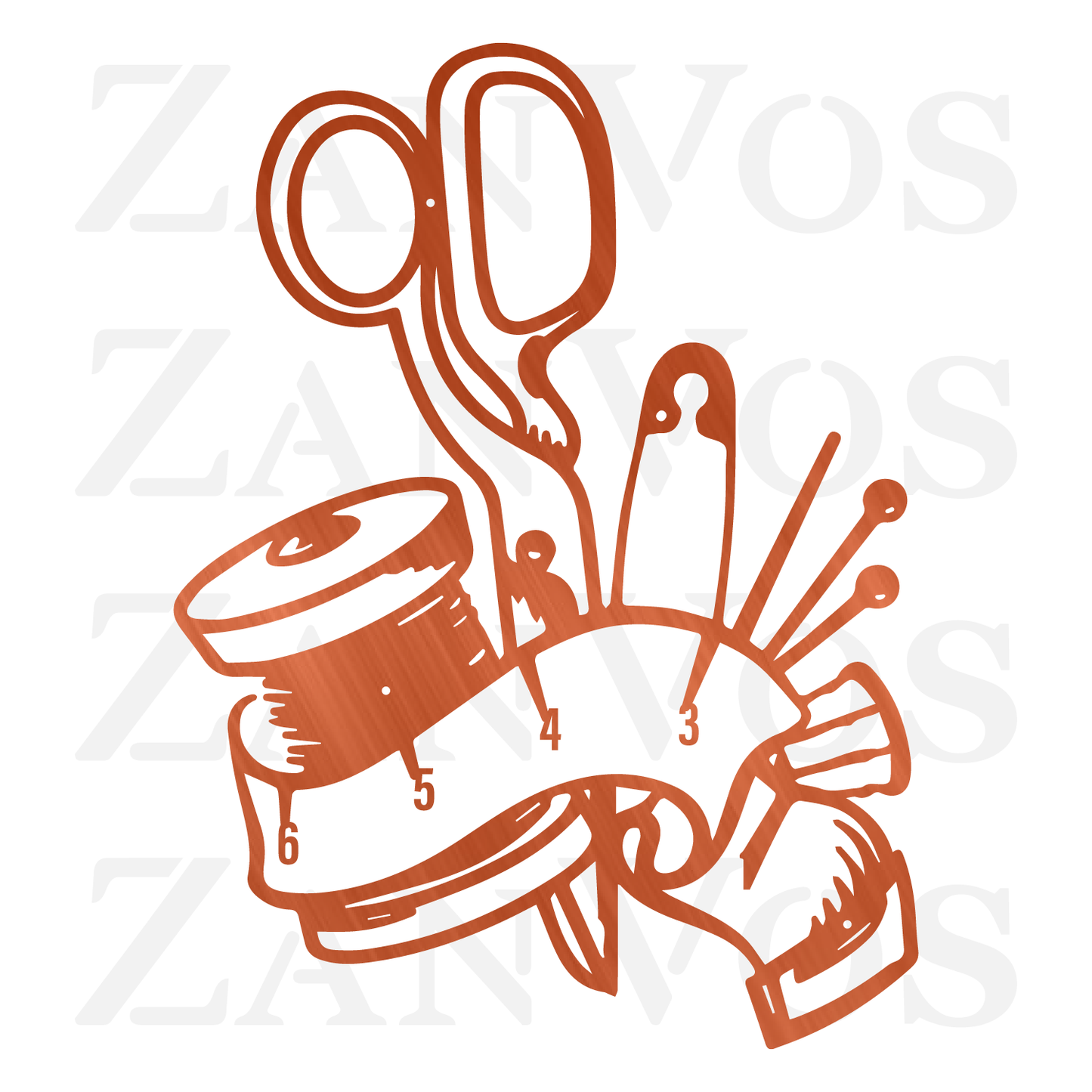 Sewing Tools Wall Art