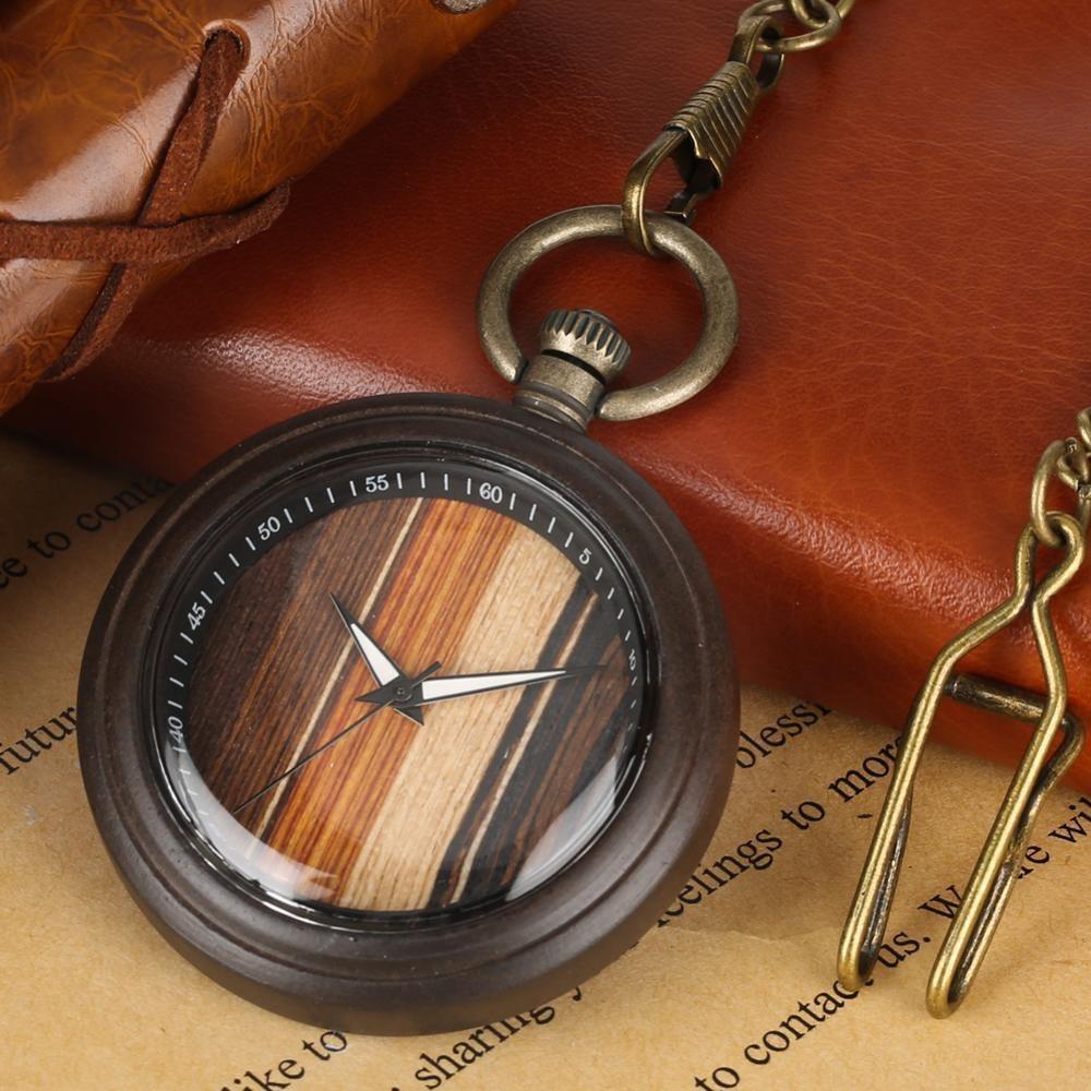 Groomsmen Set of 5 Wooden Pocket Watch | Valor