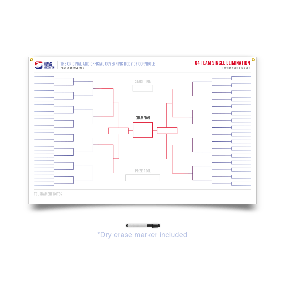 Cornhole Tournament Brackets