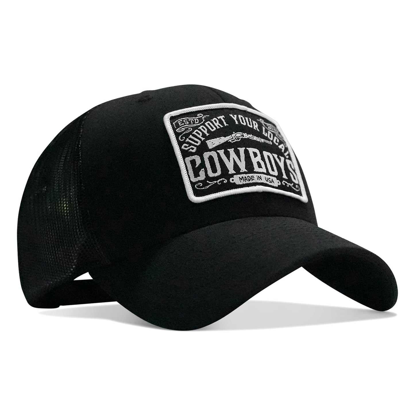 Support Your Local Cowboys Patch Snapback Hat
