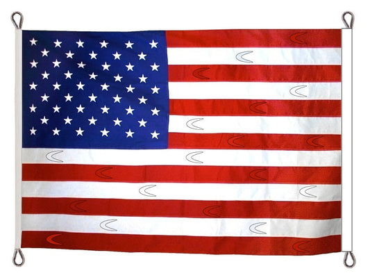 AerialVent™ Ventilated Polyester American Flag for Aerial Display | Made in USA
