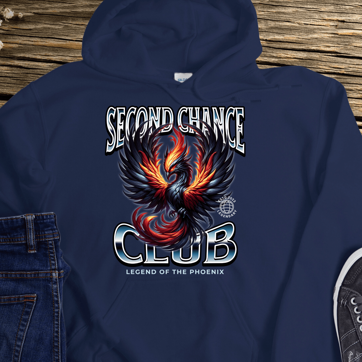 Custom Recovery Hoodie | Inspiring Sobriety |  2nd Chance Club