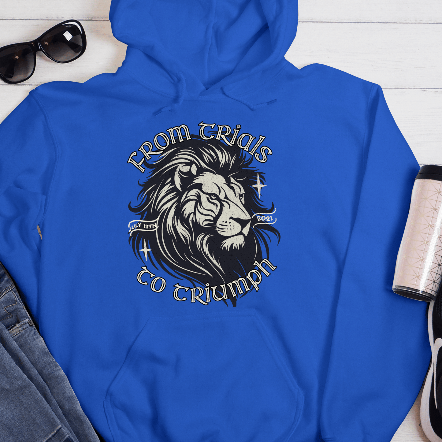 Custom Recovery Hoodie | Inspiring Sobriety |  From Trials To Triumph