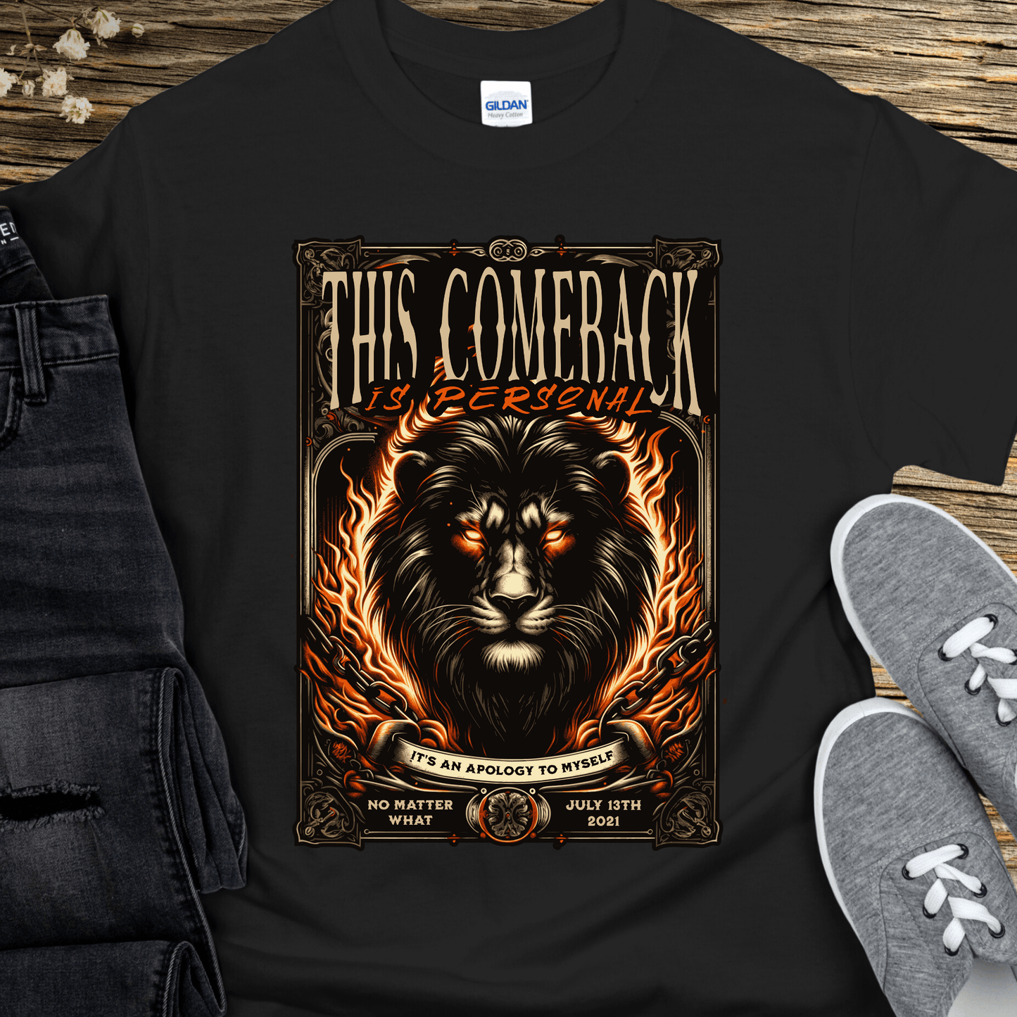 Custom Recovery T-Shirt | Inspiring Sobriety |  This Comeback Is Personal