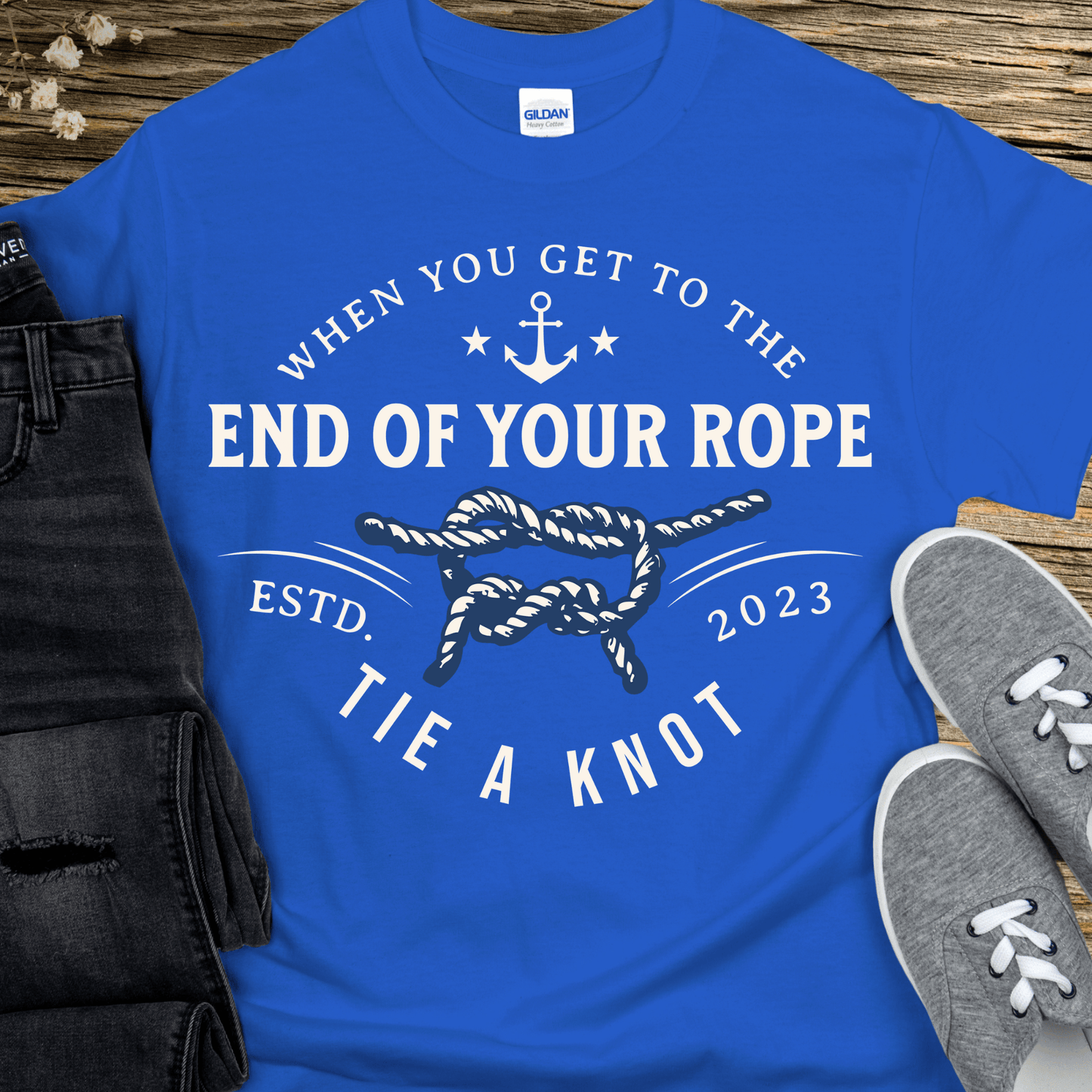 Custom Recovery T-Shirt | Inspiring Sobriety |  Tie a Knot