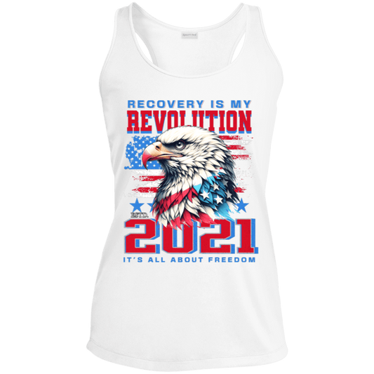 Custom Womens Recovery Tank | Inspiring Sobriety |  Recovery Is My Revolution