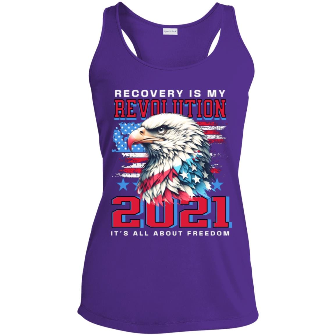 Custom Womens Recovery Tank | Inspiring Sobriety |  Recovery Is My Revolution