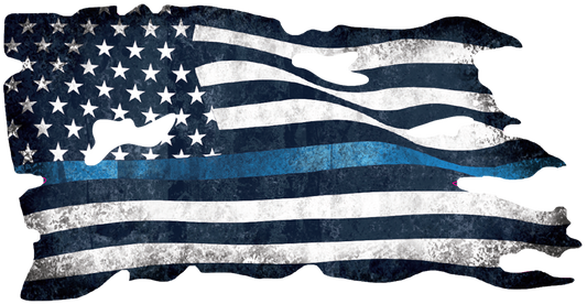 Sticker - Police Flag Vinyl
