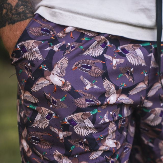 Men's Performance Athletic Shorts | 5.5"- Duck Wild