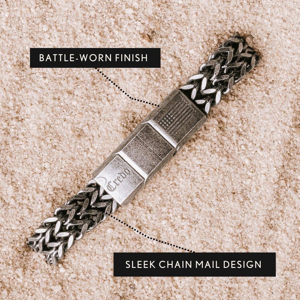 The Hero Company- Knight's Creed BELIEVE Credo Bracelet: Helps Pair Veterans with Service or Shelter Dogs