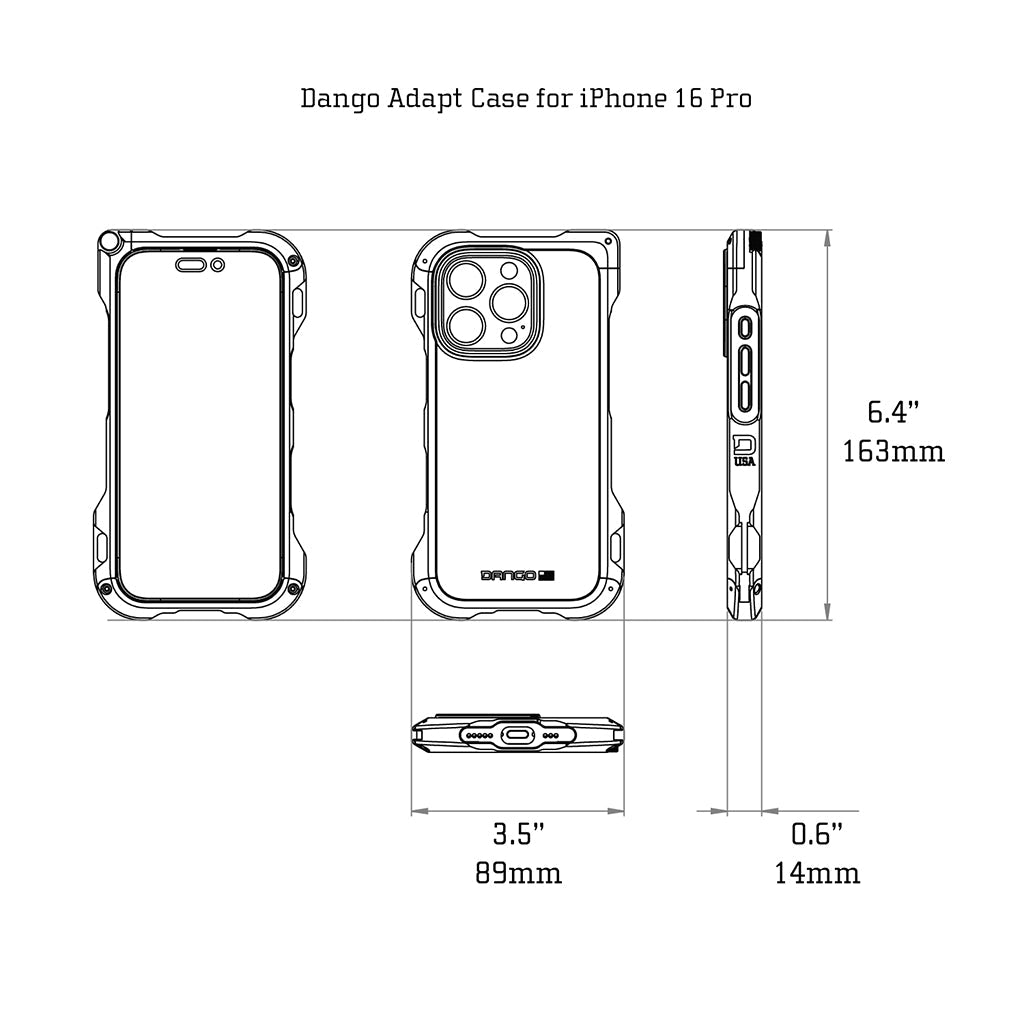 DANGO Adapt Case - Iphone 16 Pro Max