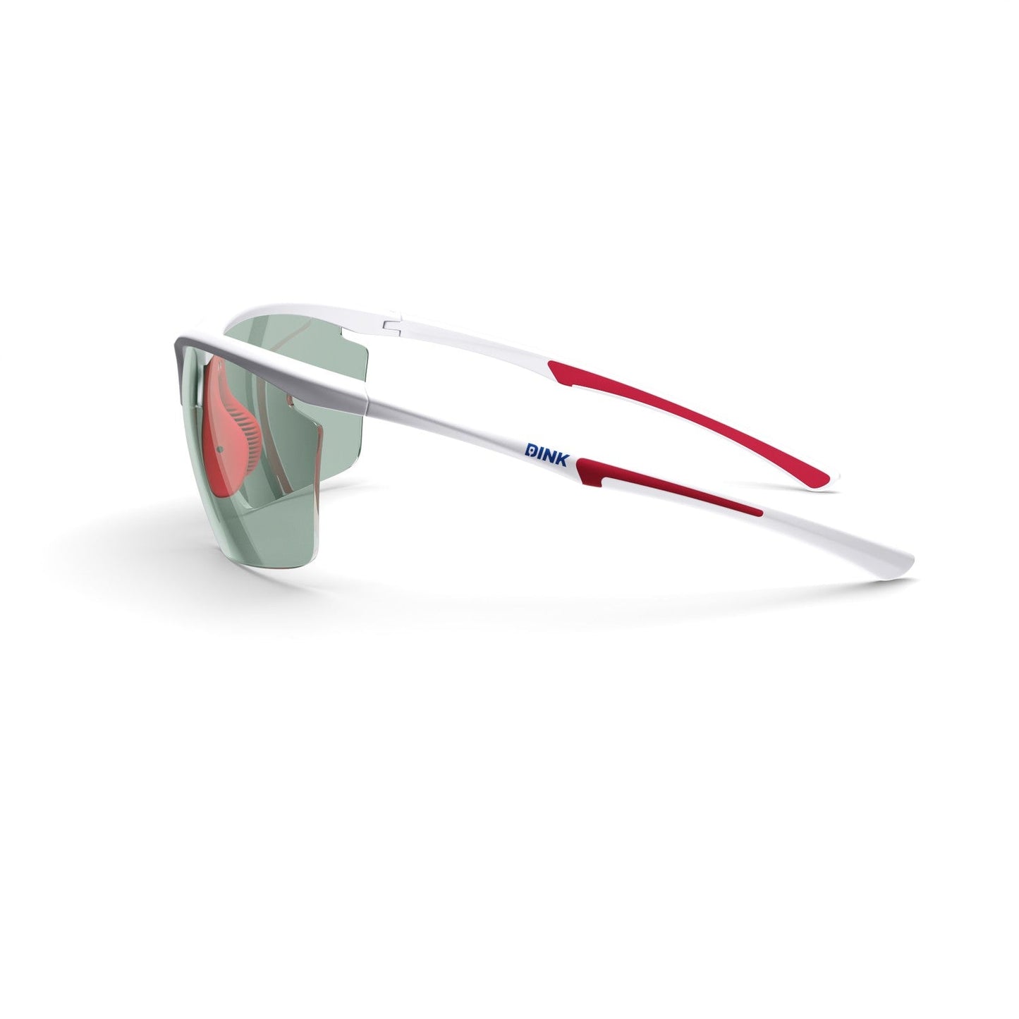 Daytona Petite Large Sunglasses - White/Green