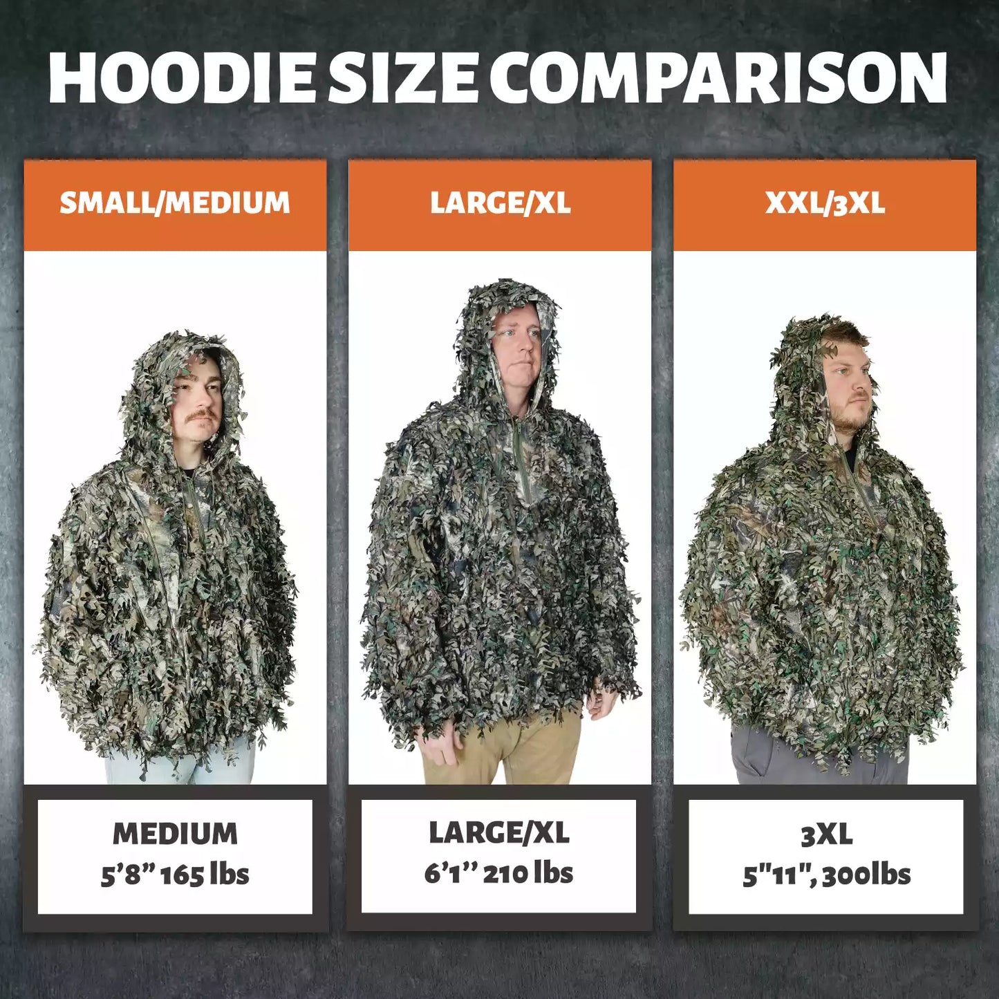3D Leafy Camo Suits and Hoodies, Mossy Oak Patterns