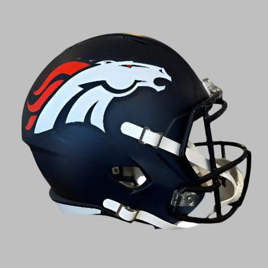 Denver Broncos Full Size Speed Replica Football Helmet Primary - NFL