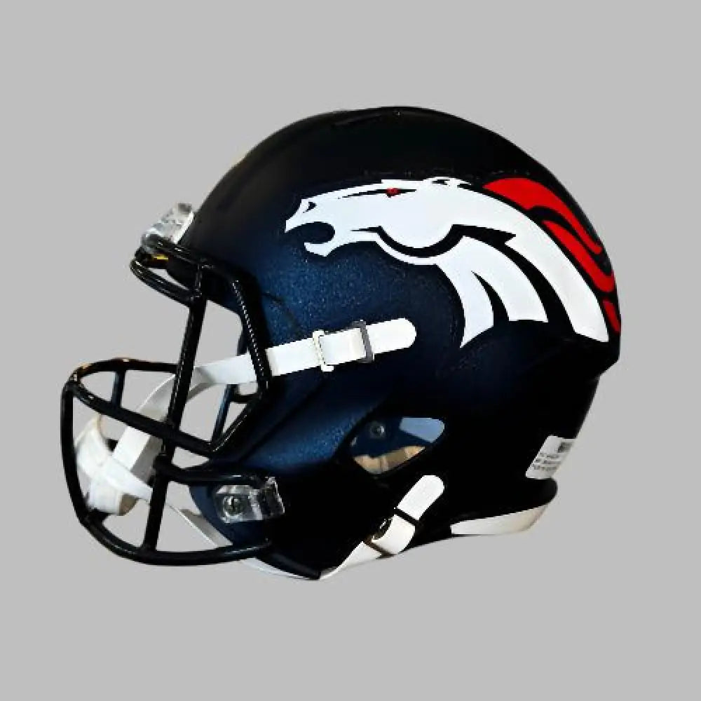 Denver Broncos Full Size Speed Replica Football Helmet Primary - NFL
