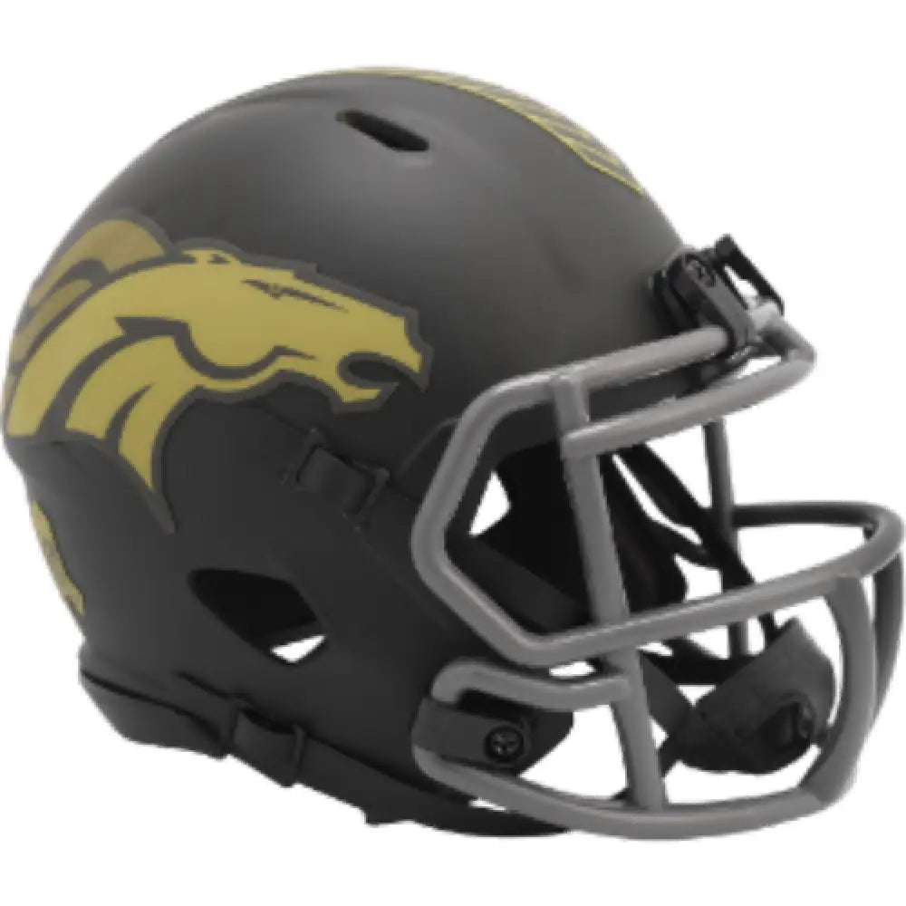 Denver Broncos NFL Mini Speed Football Helmet SALUTE TO SERVICE 4