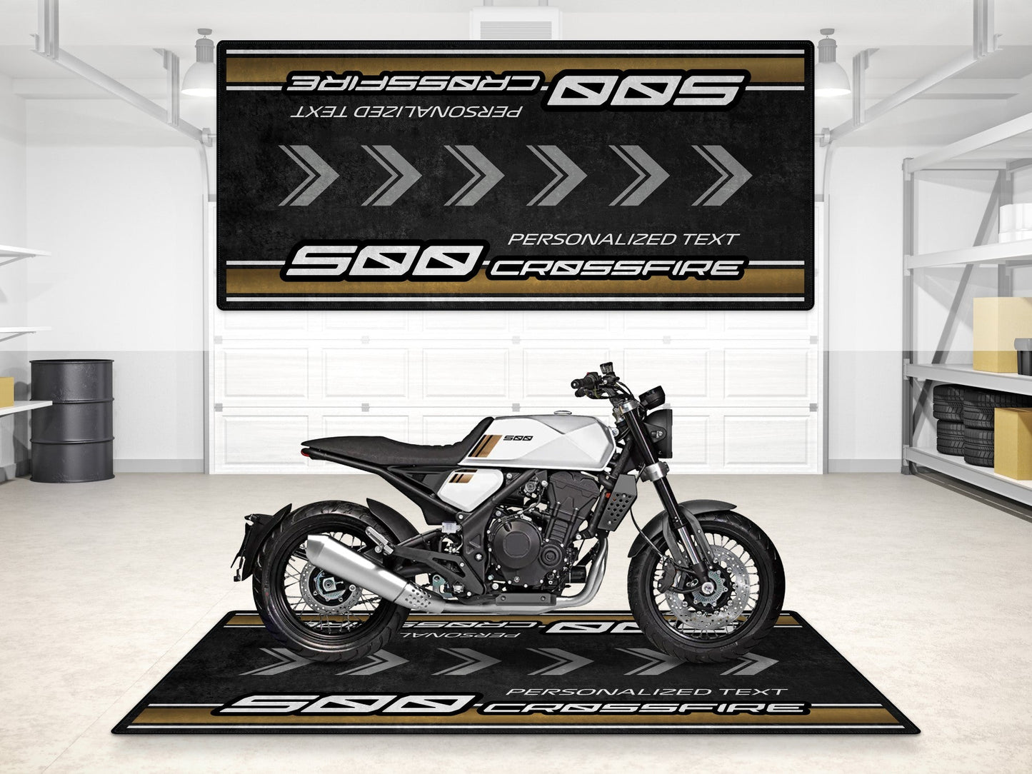 MPM Motorcycle Mat for Brixton 500 Crossfire -  MM7293
