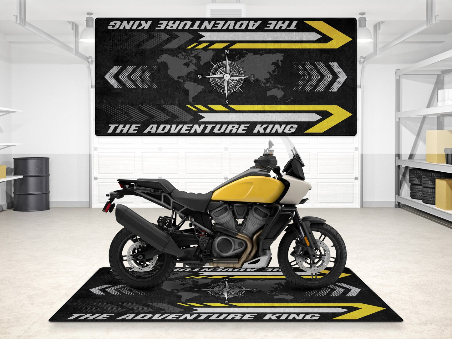 MPM Motorcycle Mat for Adventure Motorcycle "The Adventure King" - MM7341