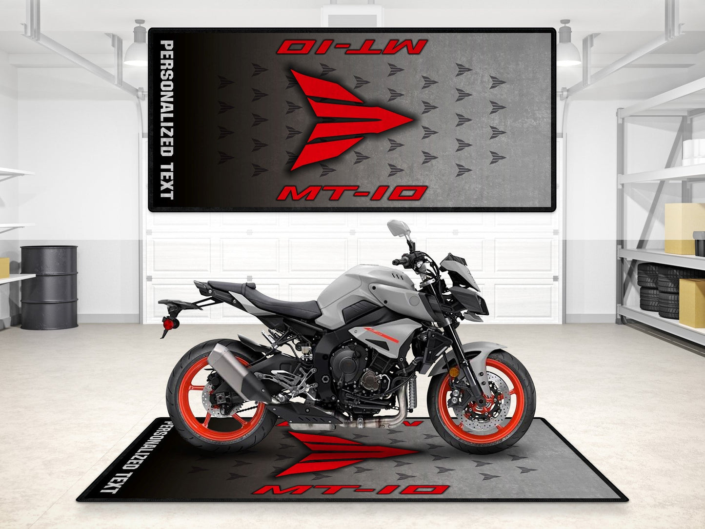 MPM Motorcycle Mat for Yamaha MT-10 Ice Fluo - MM7312