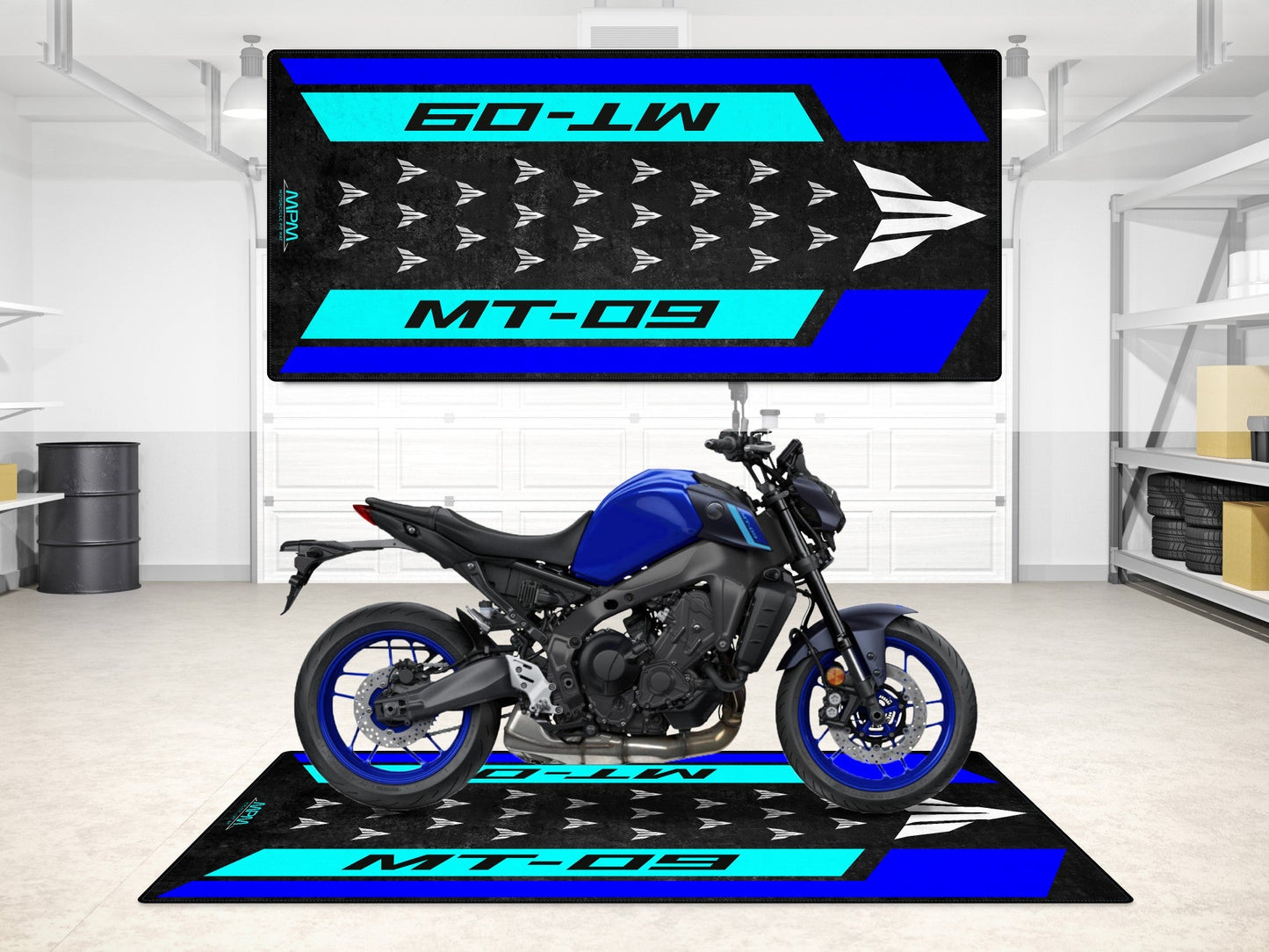 MPM Motorcycle Mat for Yamaha MT-09 - MM7117