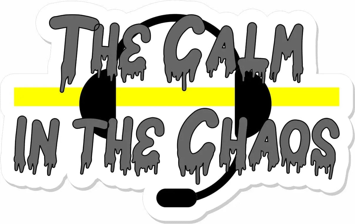 The Calm in the Chaos - 4" Sticker