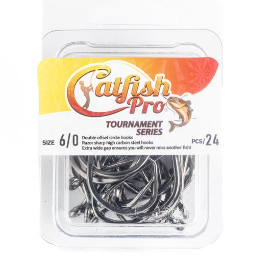 Double Offset Circle Hooks 6/0 - Value Pack