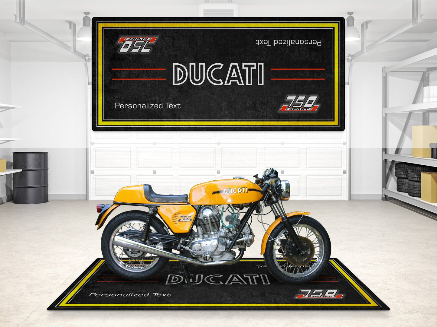 MPM Motorcycle Mat for Ducati Classic 750 Sport - MM7223