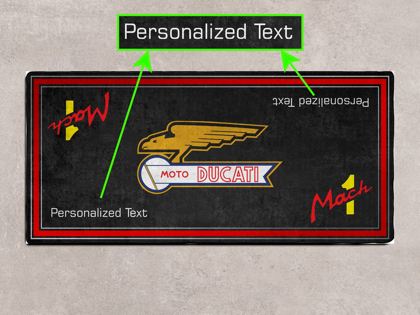 MPM Motorcycle Mat for Ducati Classic Moto Mach 1 - MM7225