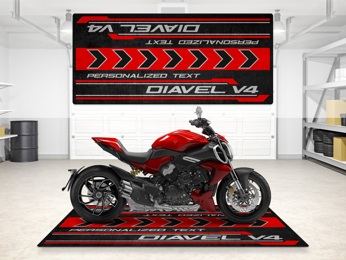 MPM Motorcycle Mat for Ducati Diavel V4 - MM7170
