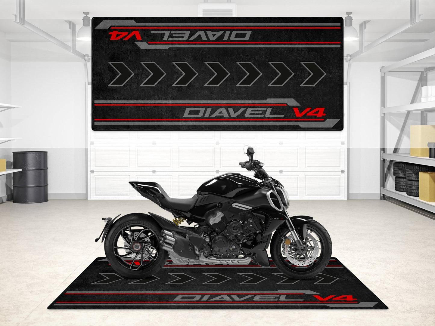 MPM Motorcycle Mat for Ducati Diavel V4 - MM7170