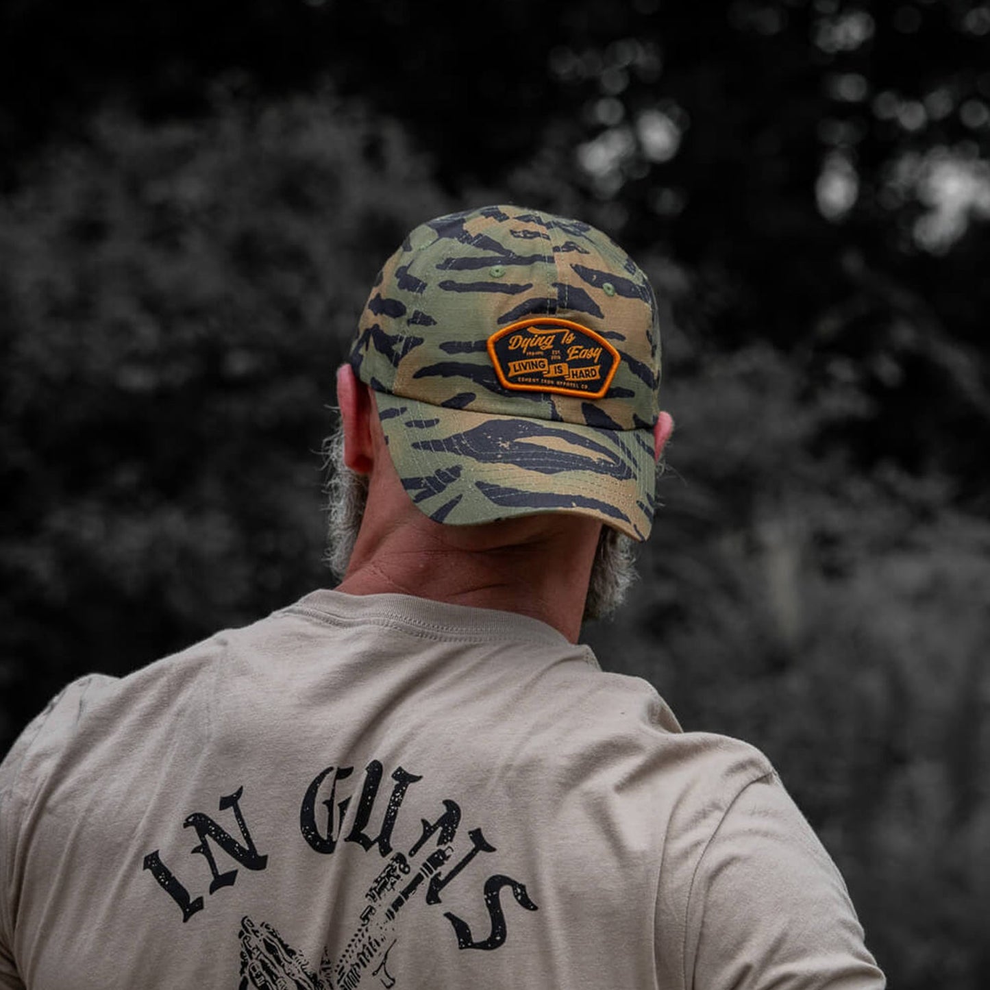 Dying Is Easy, Living Is Hard Patch Tactical Ripstop Mesh Snapback Hat