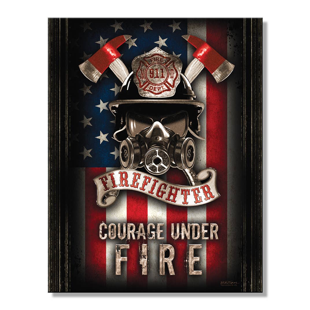 JQ - Courage Tin Sign