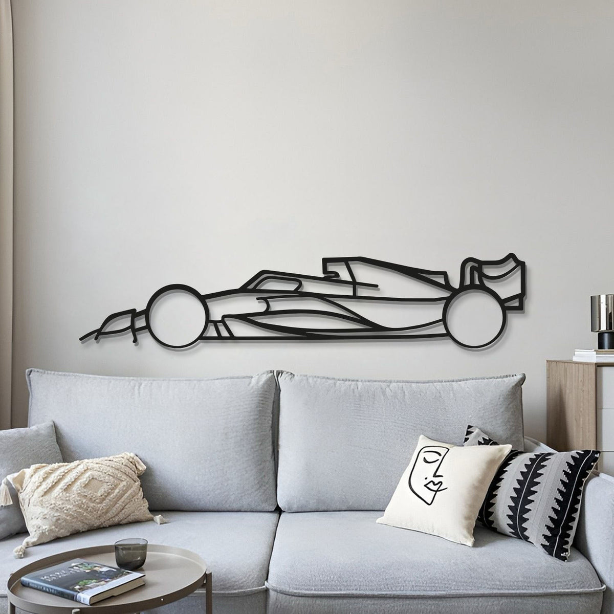 Formula 1 2022 Metal Car Wall Art- MT0978