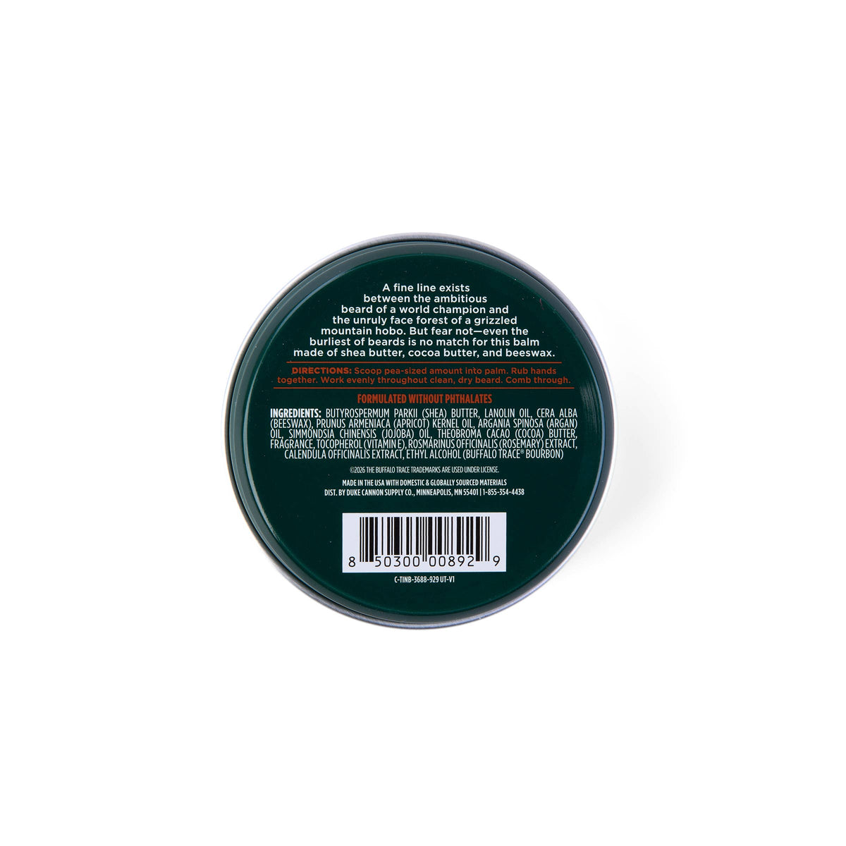 Big Bourbon Beard Balm