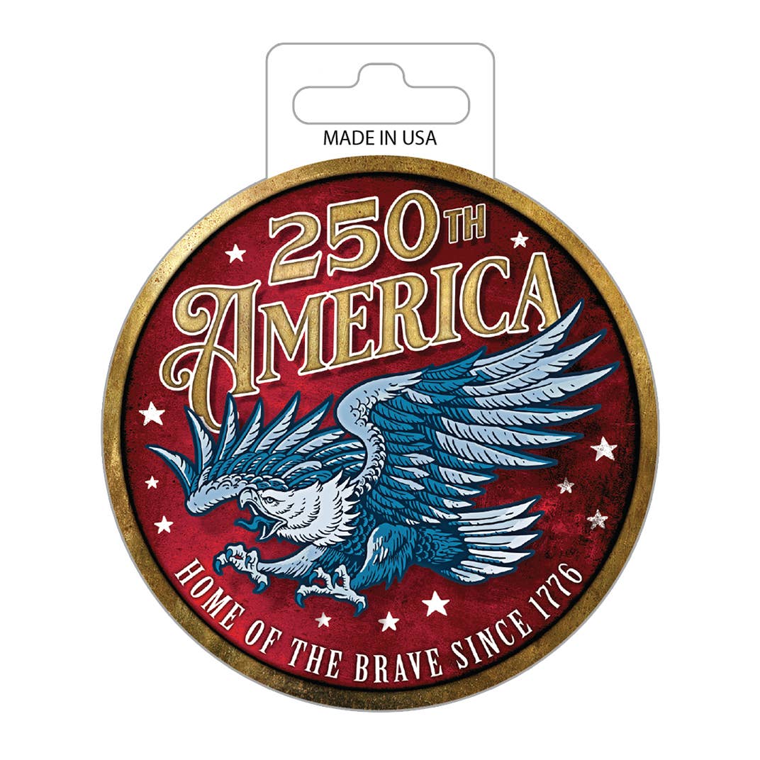 Sticker - 250th America Eagle (Set of 6) 6 mil vinyl