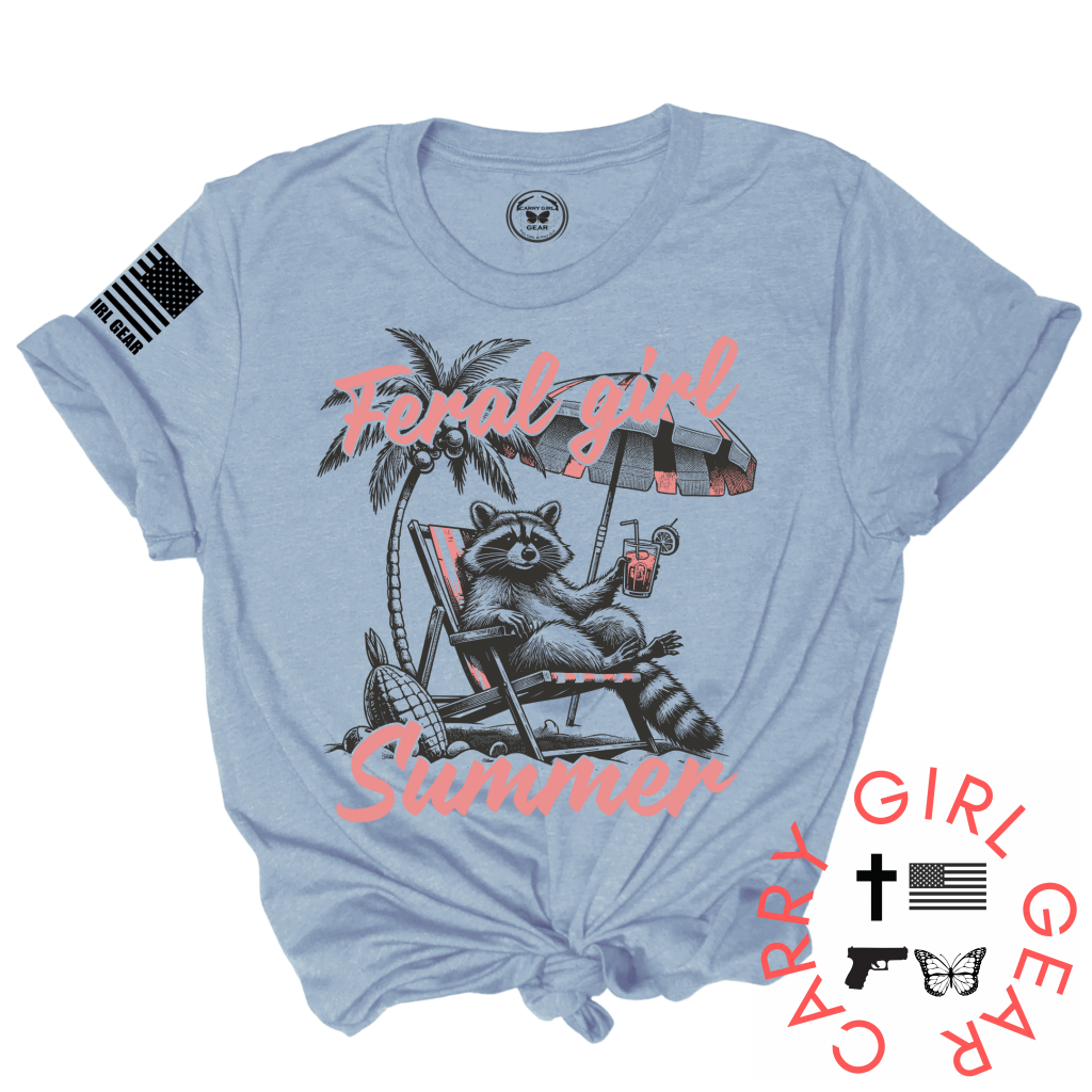 FERAL GIRL SUMMER TEE