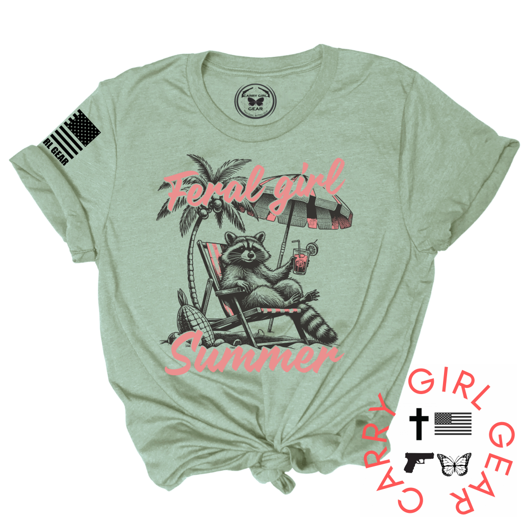 FERAL GIRL SUMMER TEE