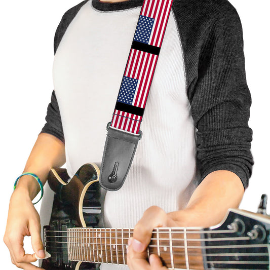 Guitar Strap - United States Flags