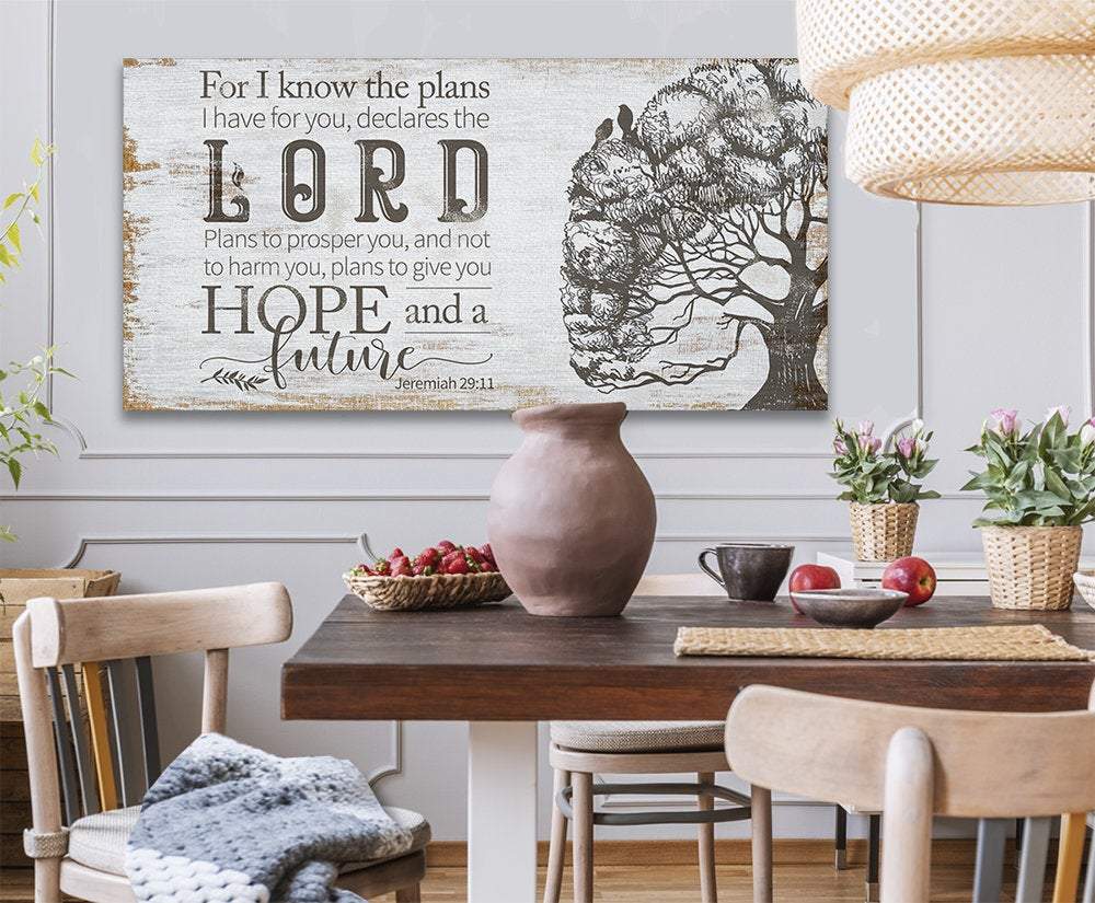 For I Know The Plans - Canvas