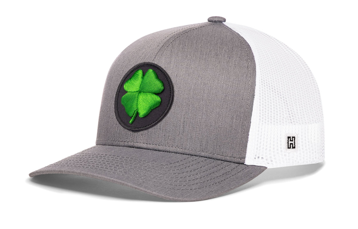Four Leaf Clover Trucker Hat  |  St. Patrick's Day Snapback