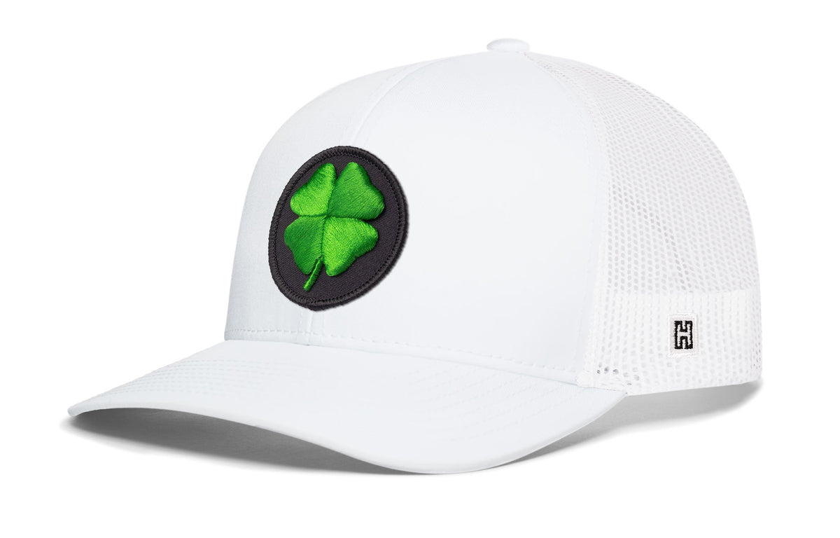Four Leaf Clover Trucker Hat  |  St. Patrick's Day Snapback