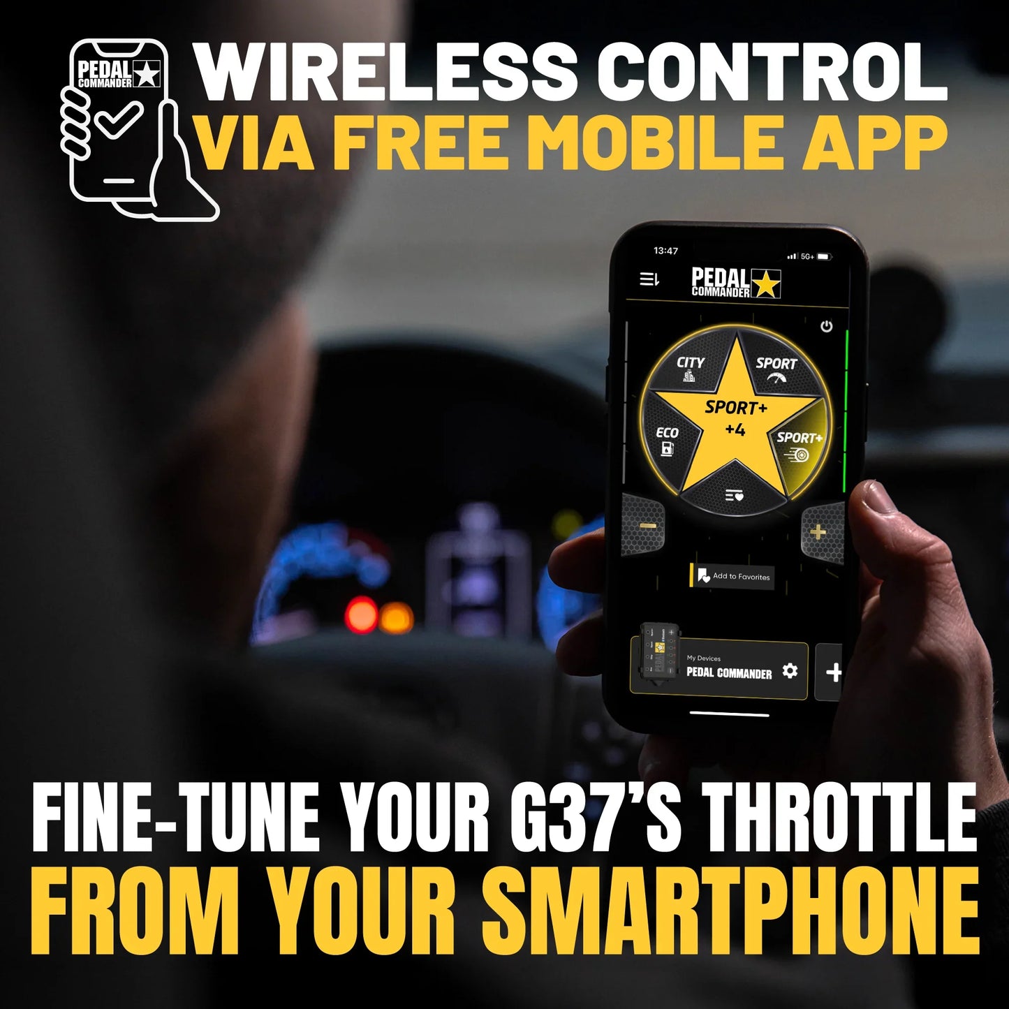 Pedal Commander for Infiniti G37